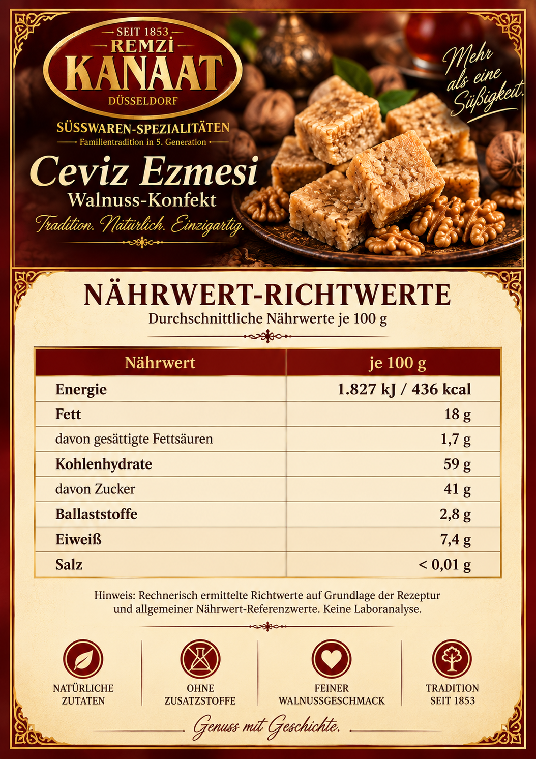 Ceviz Ezmesi – Burdurs berühmte Walnusspaste